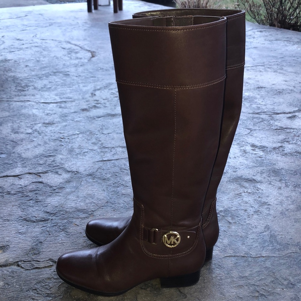 Michael Kors Tall Leather Boots